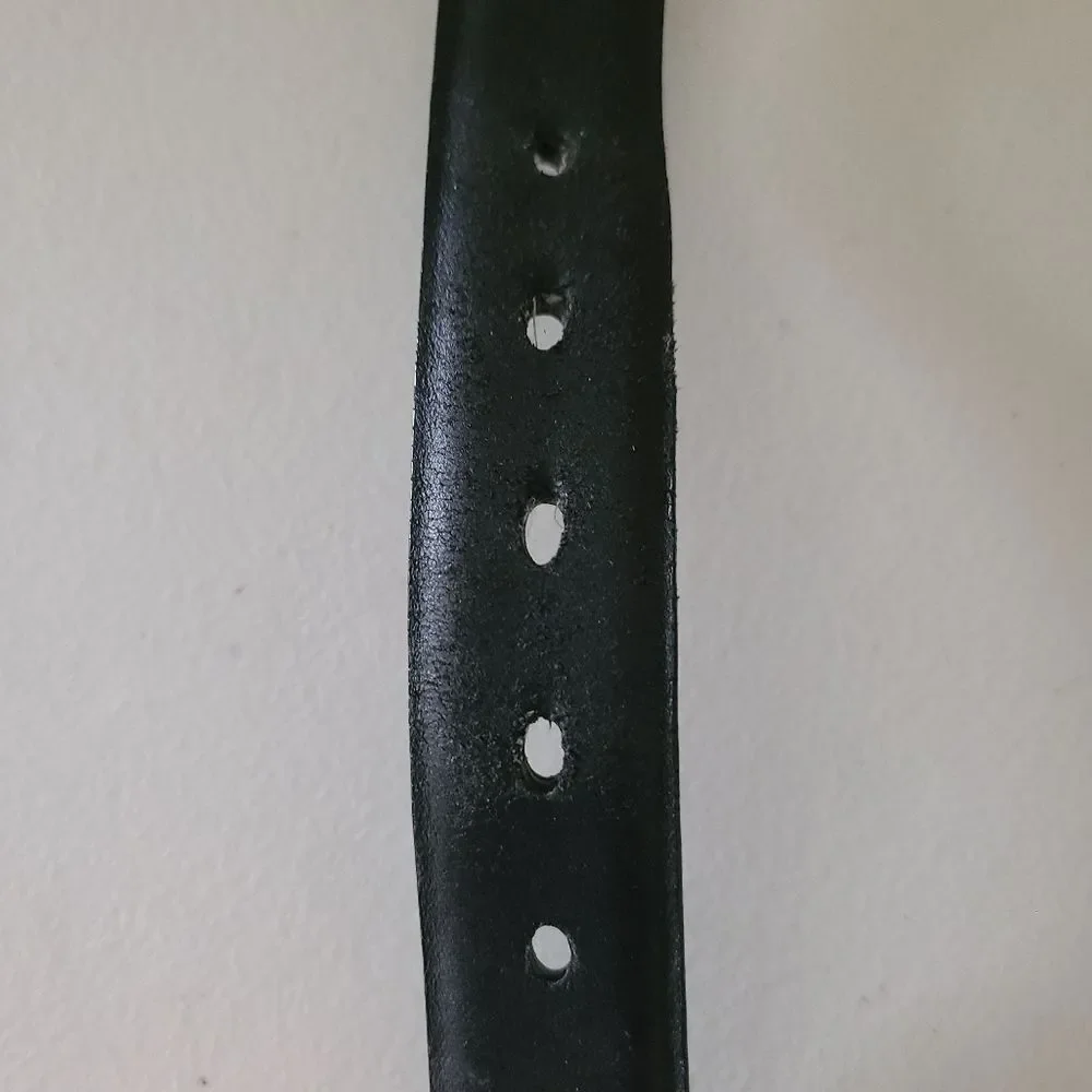 dockers full grain leather belt mens black size 42